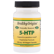 5-HTP (Гидрокситриптофан), 100мг, Healthy Origins, 60 гелевых капсул