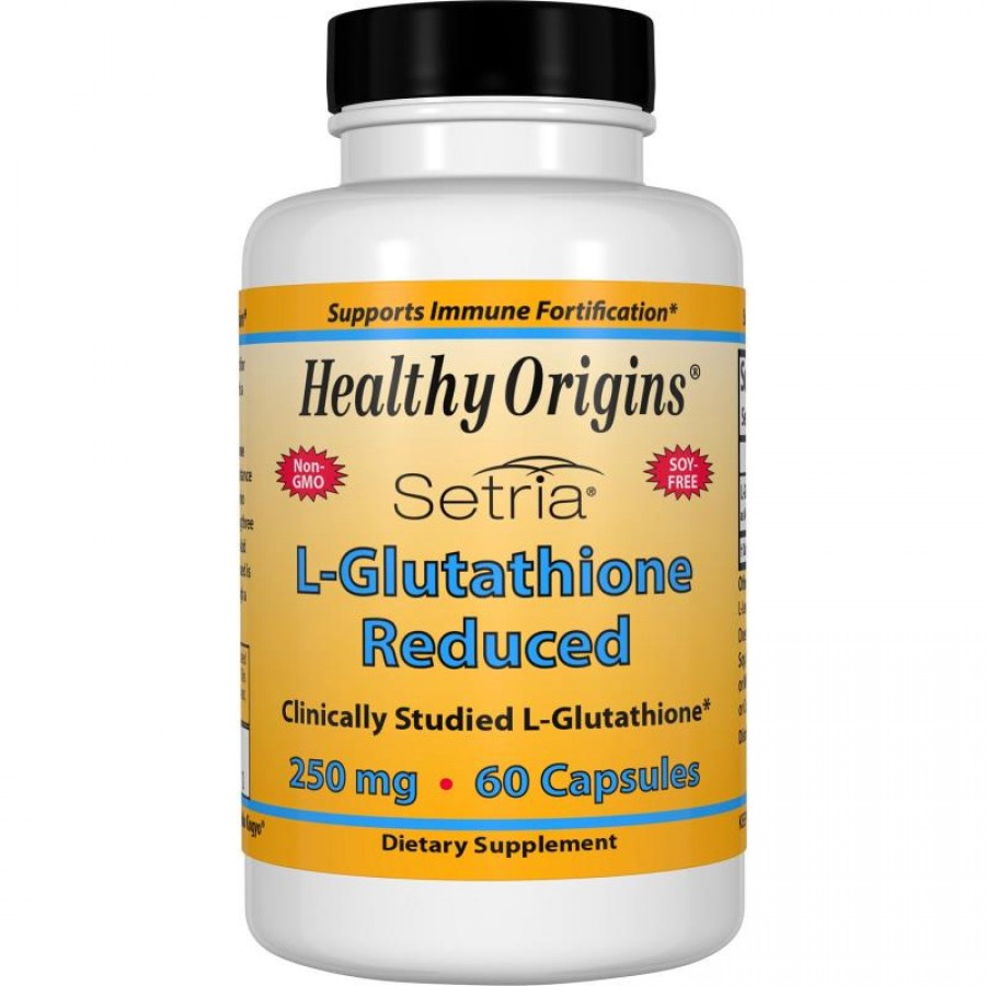 L-Глутатіон 250мг, Setria, Healthy Origins, 60 капсул