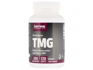 Триметилгліцин, TMG (ТМГ), 500 мг, Jarrow Formulas, 120 таблеток