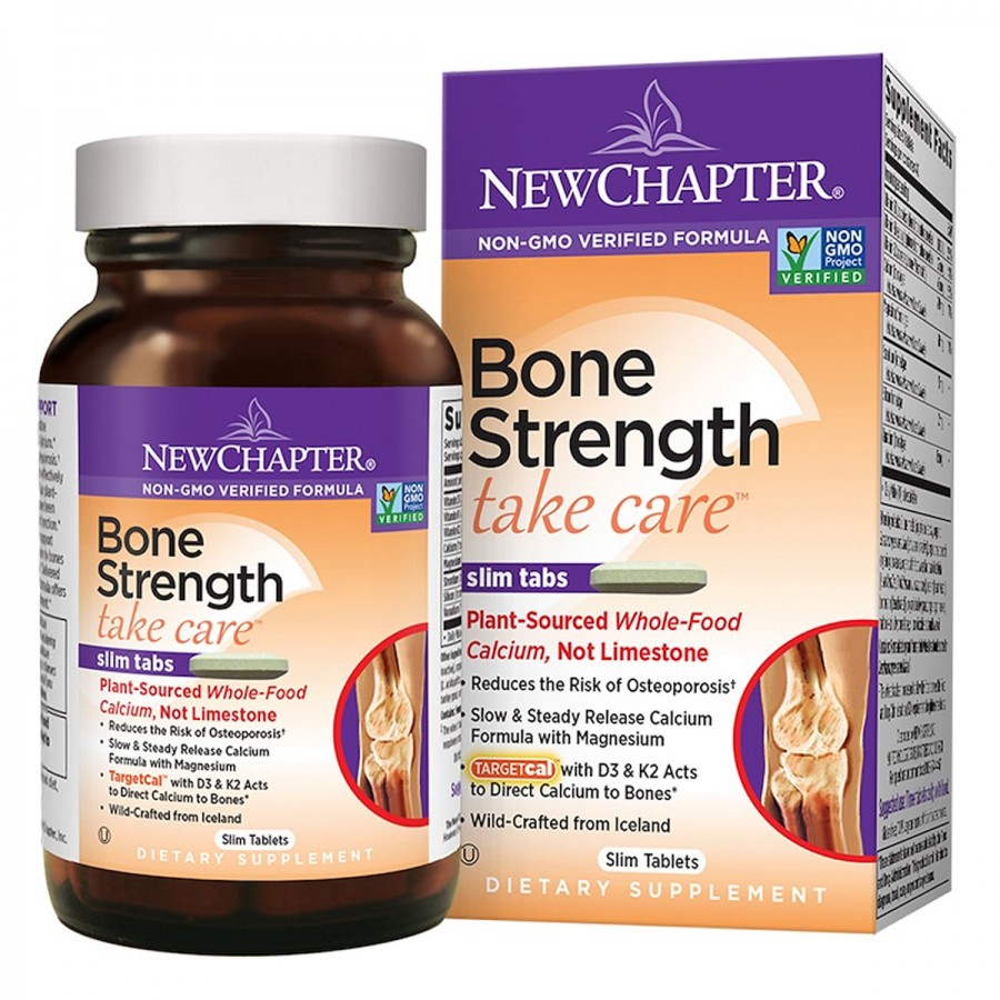 Комплекс для для зміцнення кісток, Bone Strength Take Care, New Chapter, 60 таблеток