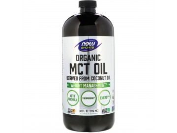 Органічне Масло МСТ, Organic MCT Oil, Now Foods, 946 мл