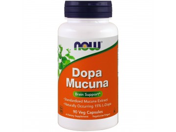 Мукуна Пекуча, Dopa Mucuna, Now Foods, 90 капсул