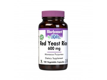 Червоний Дріжджовий Рис 600мг, Bluebonnet Nutrition, 120 вегетаріанських капсул