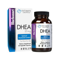 Дегидроэпиандростерон, 25 мг, Intimate Essenitals, DHEA, Bluebonnet Nutrition, 60 вегетарианских капсул