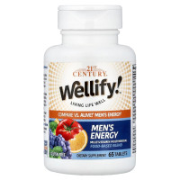 Мультивітаміни та мультимінерали для чоловіків, Wellify, Men's Energy, Multivitamin Multimineral, 21st Century, 65 таблеток