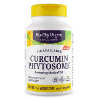Фитосома Куркумина 500мг, Healthy Origins, 60 вегетарианских капсул