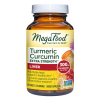 Сила куркуми для печени, Turmeric Strength for Liver, MegaFood, 60 таблеток