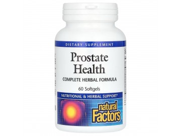 Здоров'я простати, рослинна формула, Prostate Health, Natural Factors, 60 капсул