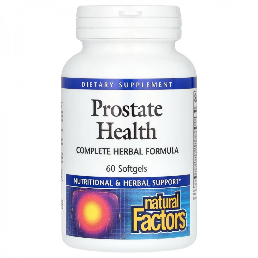 Здоров'я простати, рослинна формула, Prostate Health, Natural Factors, 60 капсул