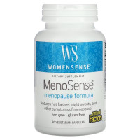 Підтримка при менопаузі, WomenSense, MenoSense, Menopause Formula, Natural Factors, 90 вегетаріанських капсул