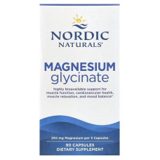 Магній гліцинат, 250 мг на порцію, Magnesium Glycinate, Nordic Naturals, 90 капсул