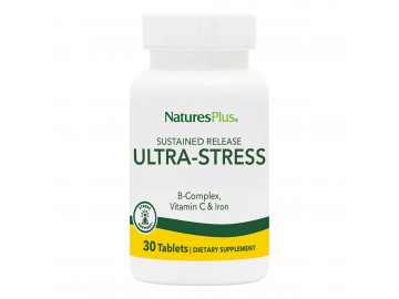 Комплекс для Подолання Стресу з Залізом, Ultra Stress, Natures Plus, 30 таблеток