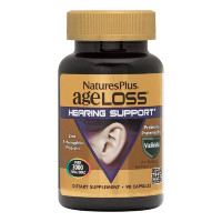 Поддержка слуха AgeLoss, Hearing Support, Natures Plus, 90 капсул