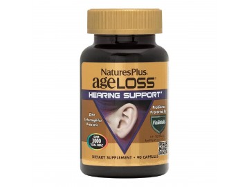 Підтримка слуху AgeLoss, Hearing Support, Natures Plus, 90 капсул