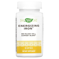 Железо энергетическое, Energizing Iron, Nature's Way, 90 гелевых капсул