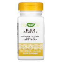 Комплекс вітамінів B, B-50 Complex, Nature's Way, 100 капсул