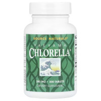 Хлорелла, 200 мг, Yaeyama Chlorella, Source Naturals, 300 таблеток