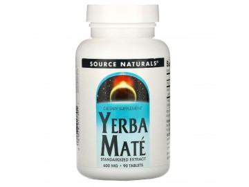 Падуб Парагвайський (Парагвайський Чай Мате) 600мг, Source Naturals, 90 таблеток