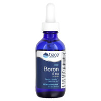 Бор Ионный у каплях, 6 мг, Ionic Boron, Trace Minerals, 59 мл