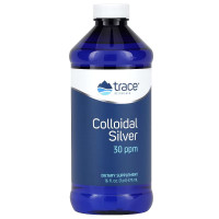 Коллоидное серебро, Colloidal Silver, Микроэлементы, 473 мл