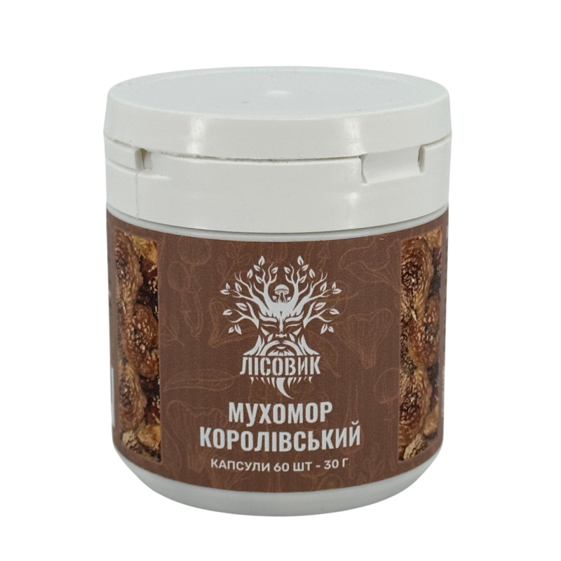 Королевский мухомор, "Лесовик", 60 капсул по 0,5 г