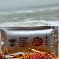 Батончик енергетичний із кордицепсом, агариком та майтаке, "Лісовик", 30 грам