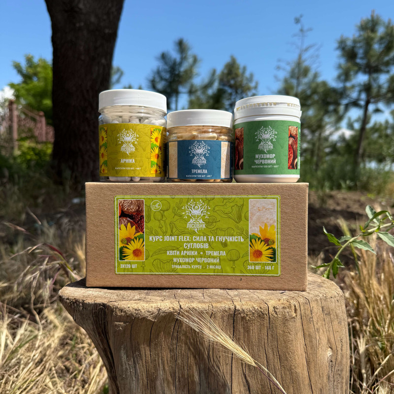 Курс Joint Flex: Сила та гнучкість суглобів (2 місяці), "Лісовик", 360 капсул
