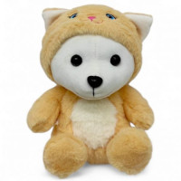 Мягкая игрушка "Мишка в костюме кота", 24 см