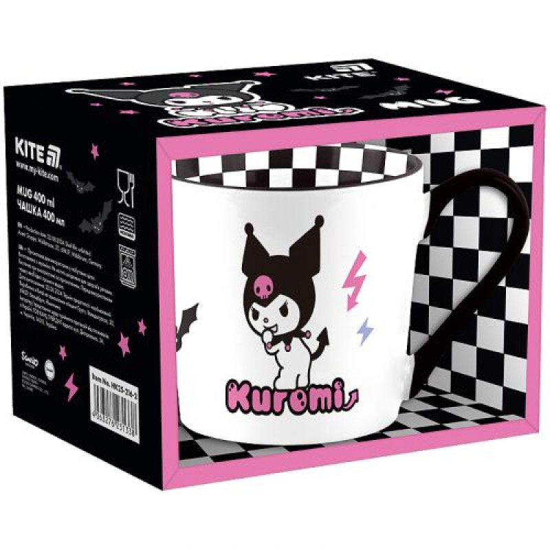Чашка 400 мл, аніме Куроми (Kuromi)