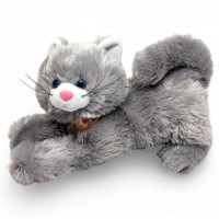 Игрушка мягкая "Кот Кис" 30 см (Серый)