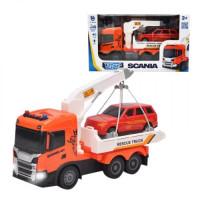 Ігровий набір серії Big Truck" – Евакуатор Scania з машиною (світло, звук)"