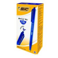 Набір автоматичних кулькових ручок BIC Round Stic Clic, 20 шт.