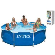 Intex Басейн каркасний об`єм: 4 485 л (90), розмір:305х76см, круглий, від 6+ років, в коробці