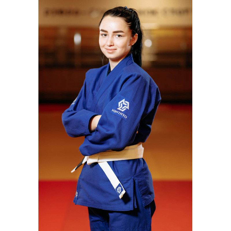 Кімоно для джиу - джитсу синє, TM "Kintayo", 180 зріст, щільність 450 гр/м.кв.