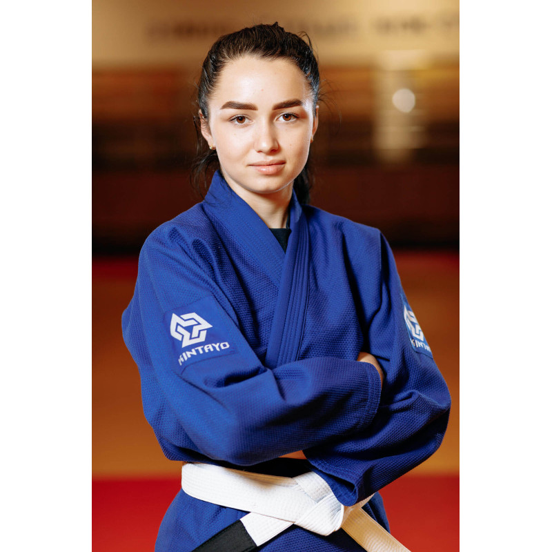 Кімоно для джиу - джитсу синє, TM "Kintayo", 180 зріст, щільність 450 гр/м.кв.