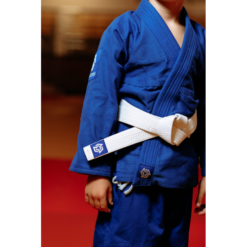Кімоно для джиу - джитсу синє, TM "Kintayo", 120 зріст, щільність 350 гр/м.кв.