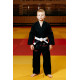 Чорне дитяче кімоно для хлопчиків, джиу-джитсу, TM BUDOGI, зріст 130 см, щільність 350 гр/м.кв.