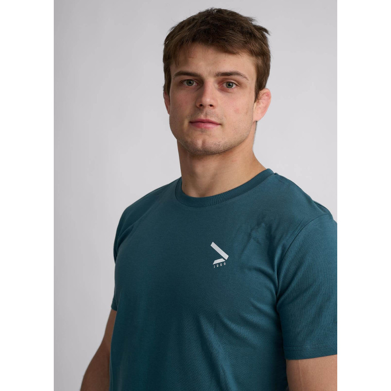 Зелена футболка IPPON GEAR BIG PRINT з логотипом, Розмір S, 100% органічна бавовна