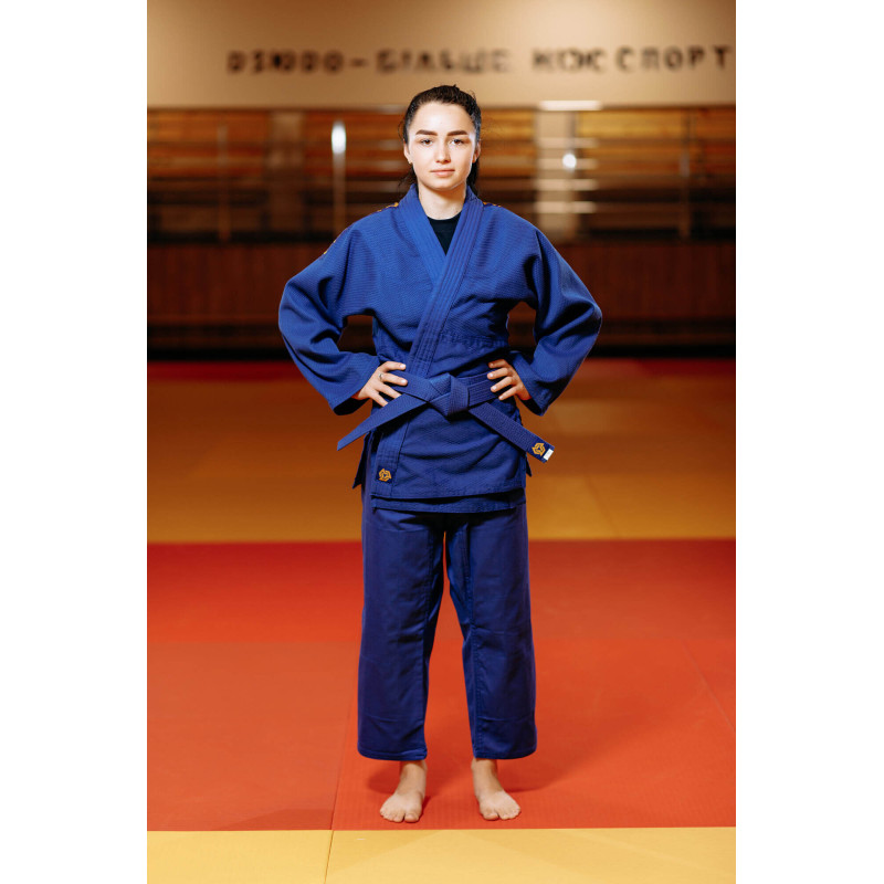 Кімоно для дзюдо синє, TM "Kintayo" Wazari, 190 зріст, щільність 550 гр/м.кв.