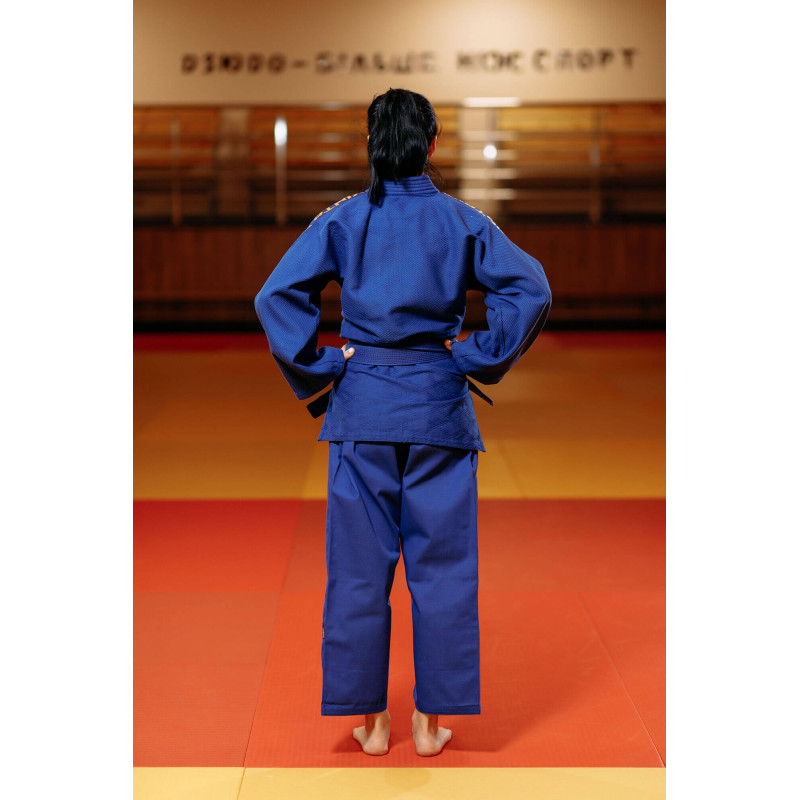 Кімоно для дзюдо синє, TM "Kintayo" Wazari, 190 зріст, щільність 550 гр/м.кв.
