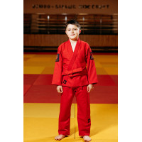 Кімоно для грепплінгу червоне, TM "Kintayo", 140 зріст, щільність 350 гр/м.кв.