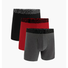 Труси-боксерки чоловічі Under Armour Ua Performance Cotton - Solid 6 3Pk (1383889-025)