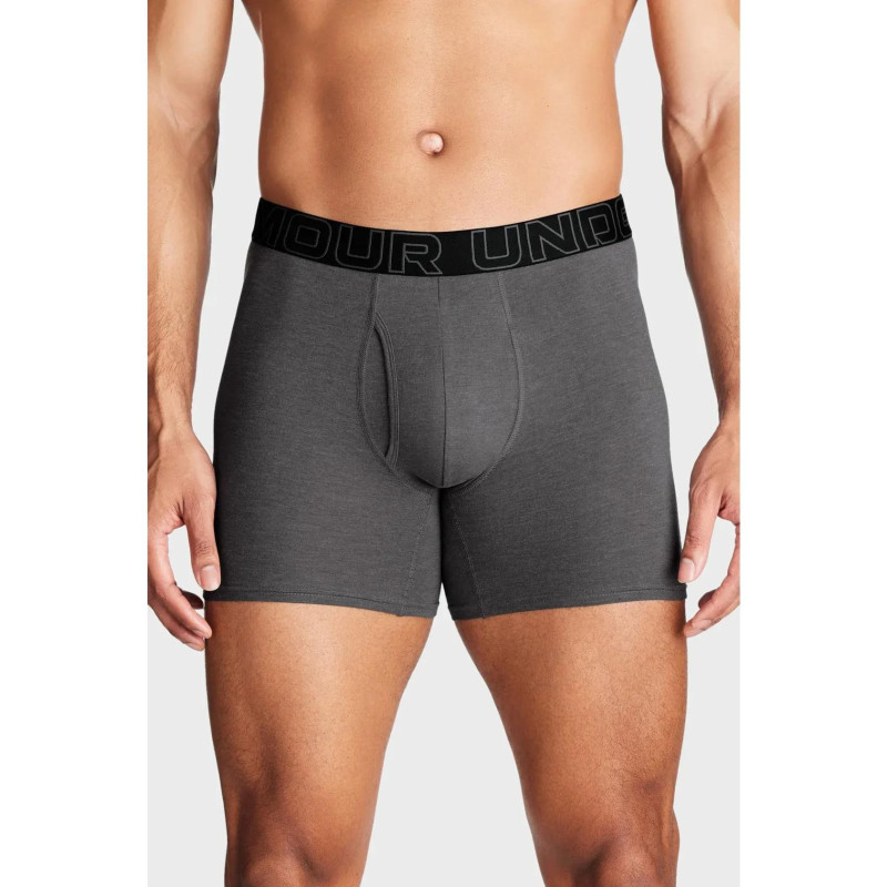 Труси-боксерки чоловічі Under Armour Ua Performance Cotton - Solid 6 3Pk (1383889-025)