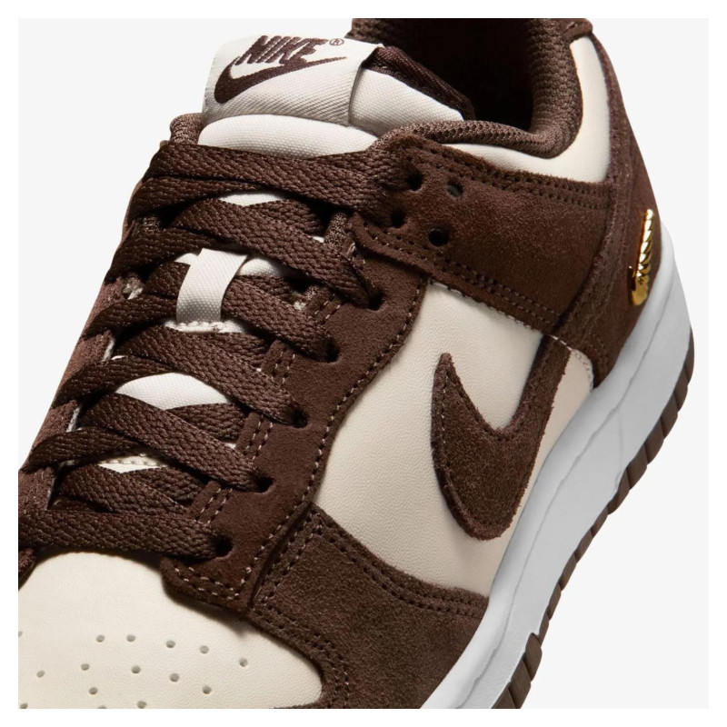 Кросівки жіночі Nike Dunk Low Orewood Mini Swoosh Brown/White (IO4244-102)
