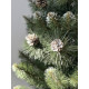 Ялинка із білим напиленням та шишками SNOWY CONE TREE