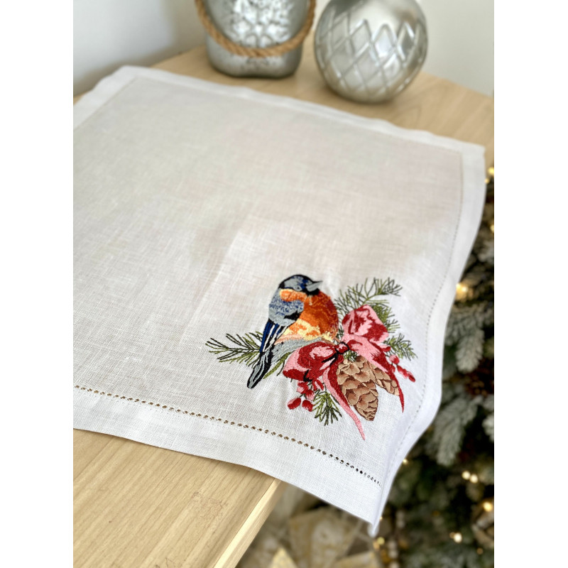Серветка з вишивкою BULLFINCH