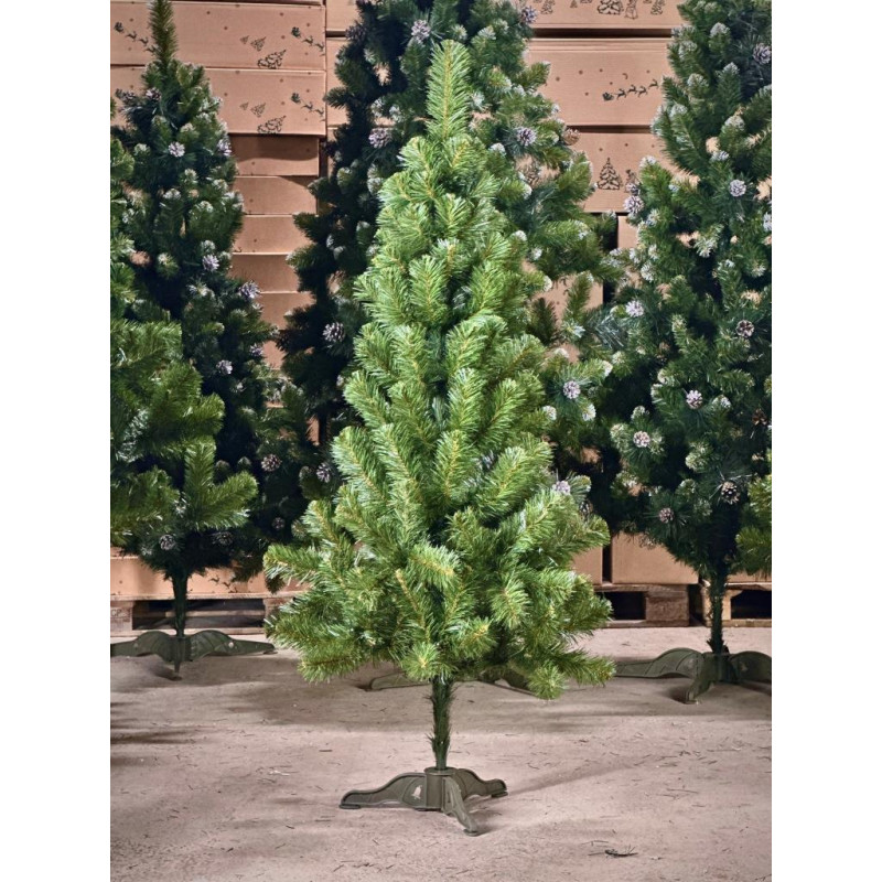 Ялинка новорічна зелена Економ TREE GREEN ECONOM