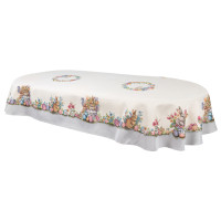 Скатертина гобеленова овальна OVAL1289GR-240 Limaso