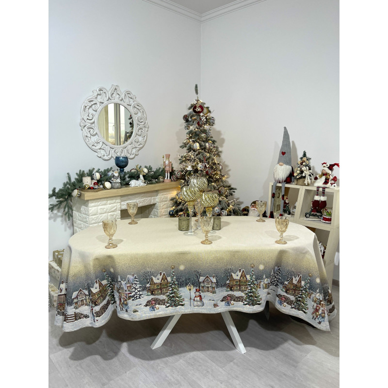 Скатертина гобеленова овальна OVAL1377 Limaso