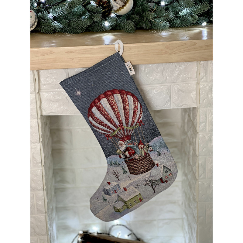 Чобіток для подарунків гобеленовий RUNNER1213 Святковий політ Limaso